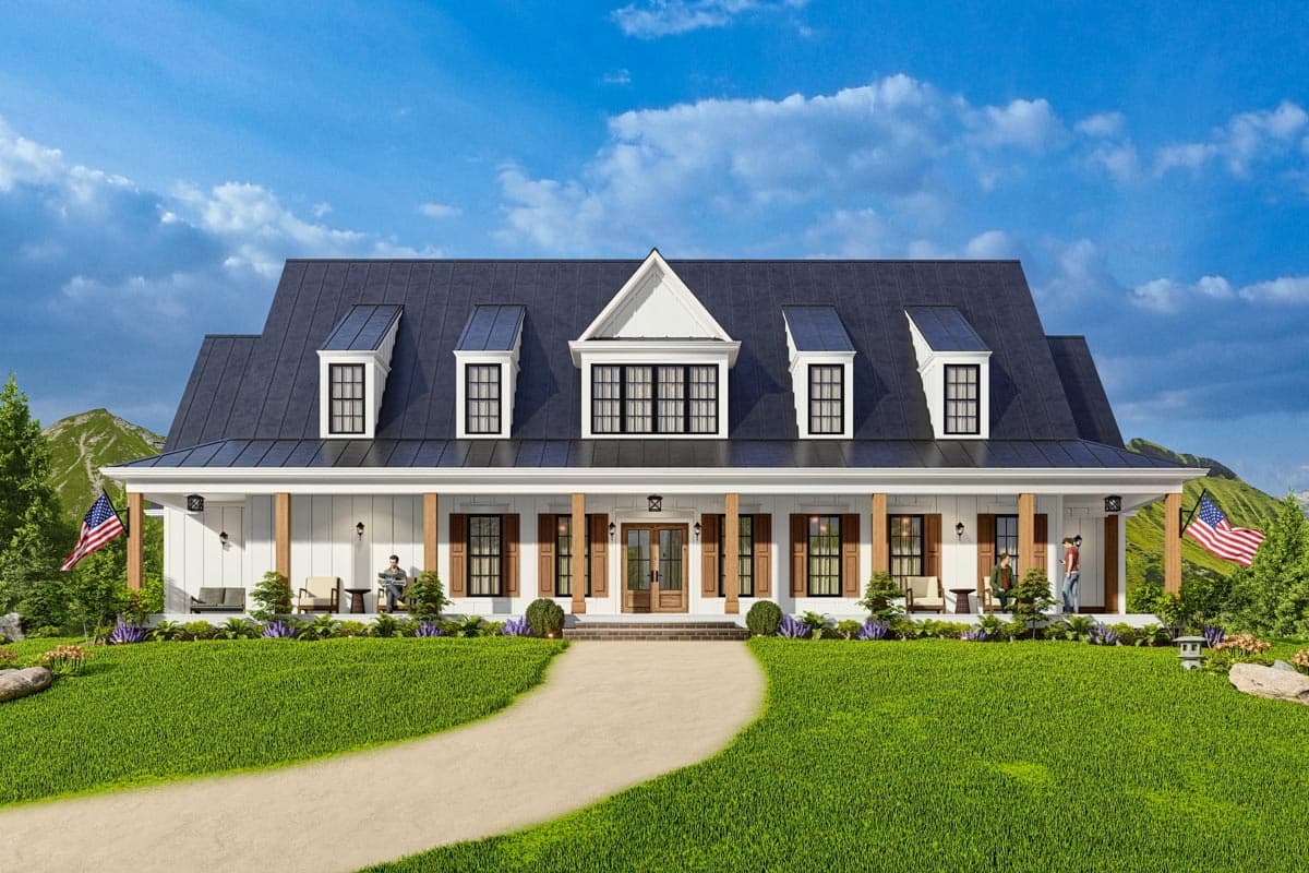 Plan 25799GE: 3-Bedroom Single-Story Modern Farmhouse Plan Under 3000 Square Feet - Image #6 - Country, Farmhouse, Modern Farmhouse, New American, Rustic, Traditional