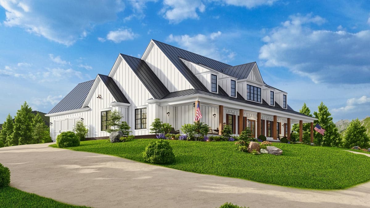 Plan 25799GE: 3-Bedroom Single-Story Modern Farmhouse Plan Under 3000 Square Feet - Image #8 - Country, Farmhouse, Modern Farmhouse, New American, Rustic, Traditional