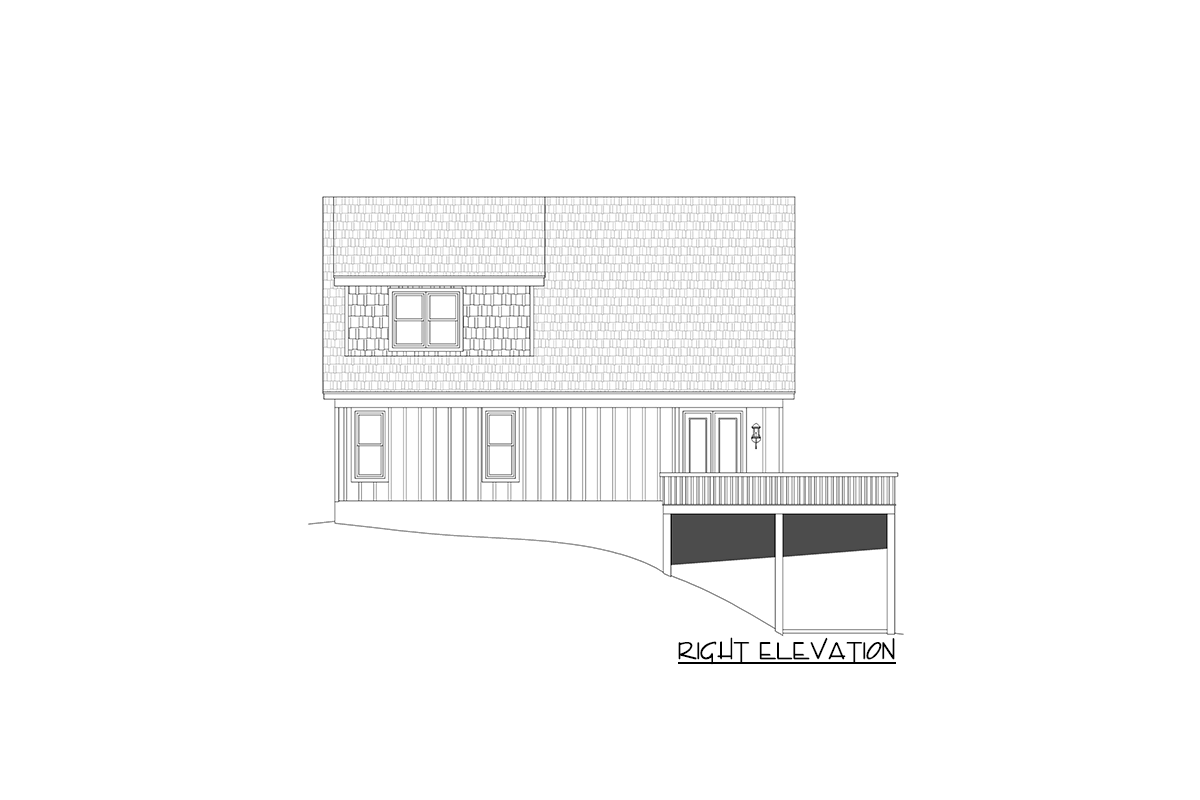 Plan 680070VR: 2-Story Lake House Plan Under 2500 Square Feet with Two Master Suites - Image #5 - Country, Craftsman, Mountain