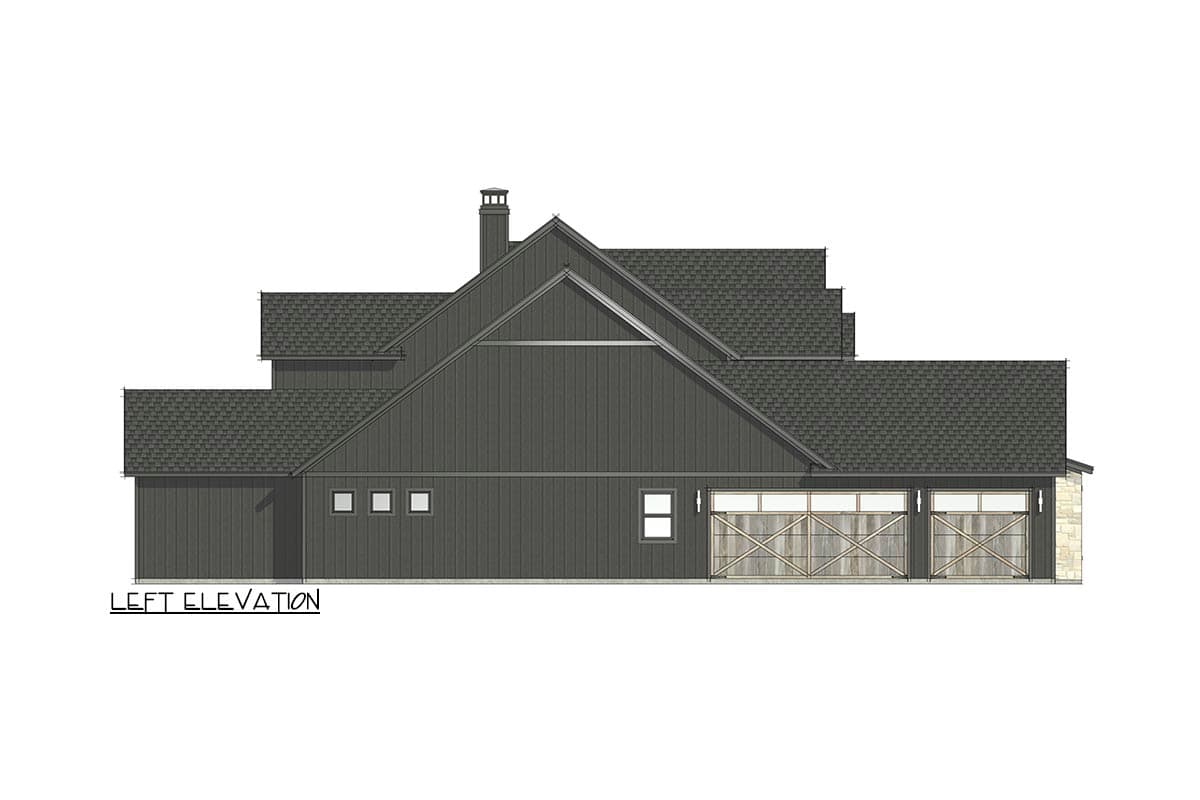 Plan 818034JSS: New American Craftsman Home Plan with 2-Story Living Room - Image #50 - Country, Craftsman, New American, Traditional