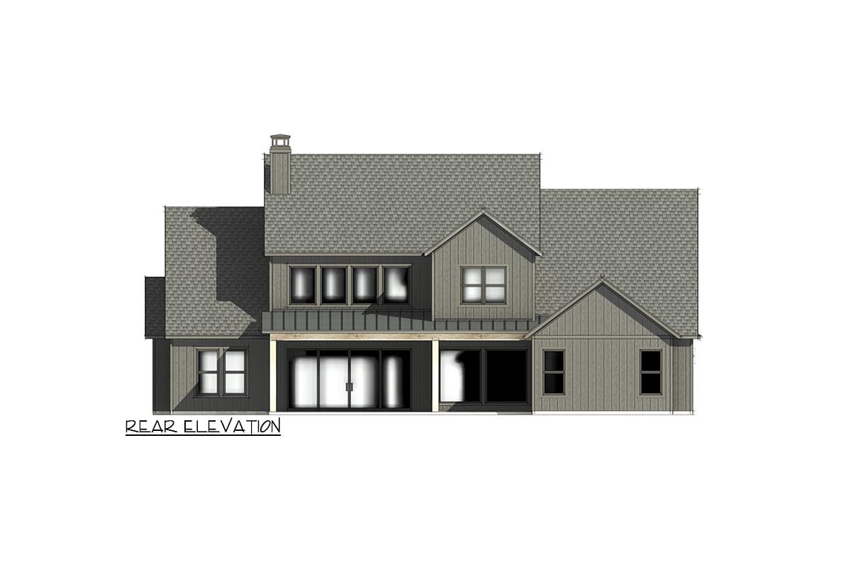 Plan 818034JSS: New American Craftsman Home Plan with 2-Story Living Room - Image #51 - Country, Craftsman, New American, Traditional