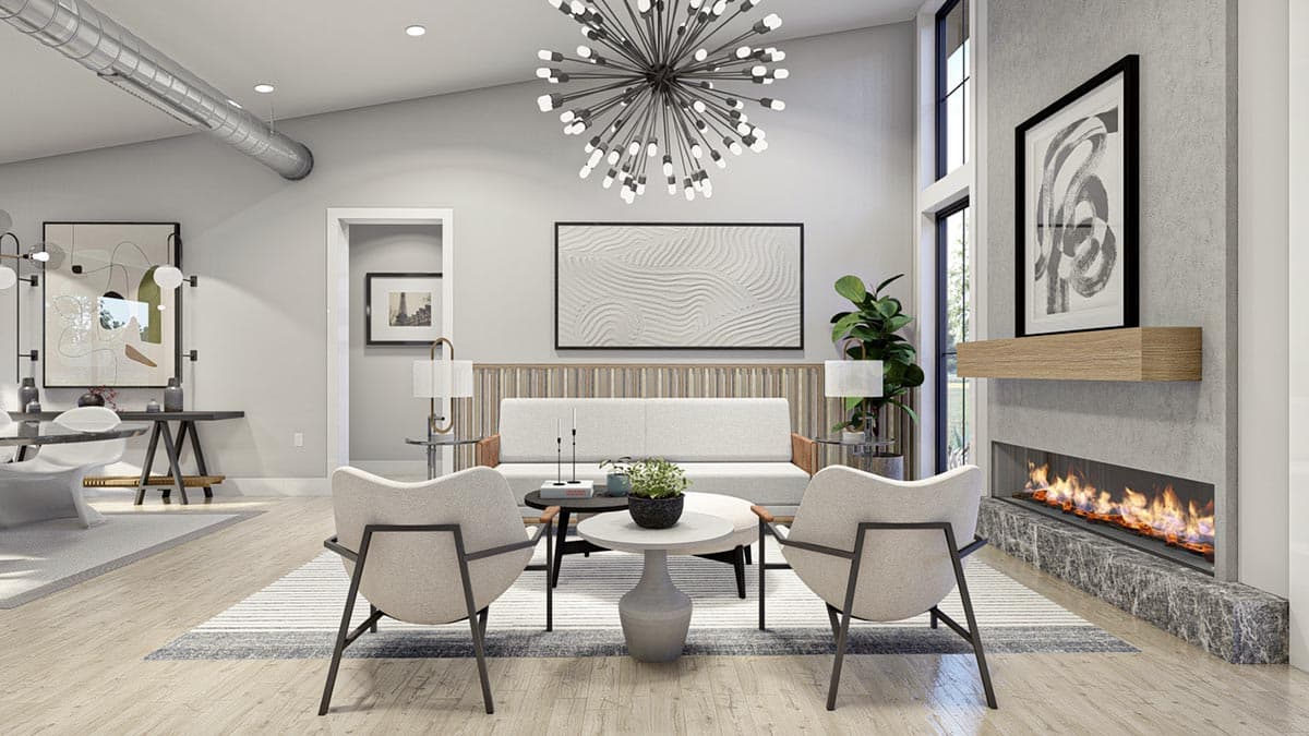 Plan 623187DJ: 1700 Square Foot Modern Barndominium-Style House Plan - Image #10 - Barndominium, Mid Century Modern, Modern, New American