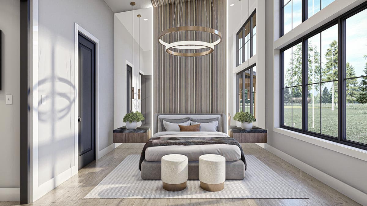 Plan 623187DJ: 1700 Square Foot Modern Barndominium-Style House Plan - Image #15 - Barndominium, Mid Century Modern, Modern, New American