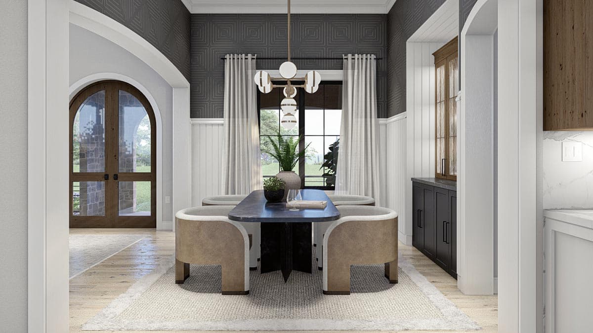 Plan 623188DJ: Single-Story Transitional House Plan with Sunroom - 2643 Sq Ft - Image #12 - Hill Country, New American, Transitional