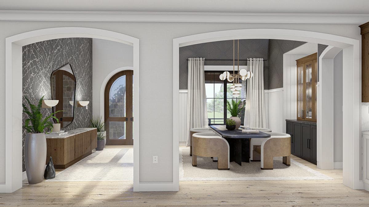 Plan 623188DJ: Single-Story Transitional House Plan with Sunroom - 2643 Sq Ft - Image #14 - Hill Country, New American, Transitional