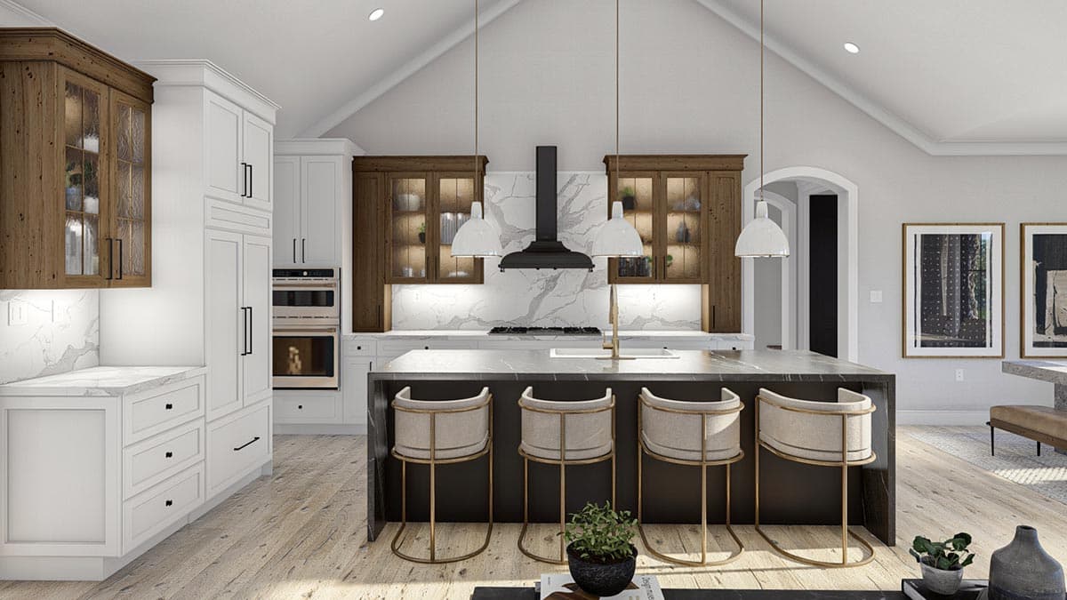 Plan 623188DJ: Single-Story Transitional House Plan with Sunroom - 2643 Sq Ft - Image #16 - Hill Country, New American, Transitional