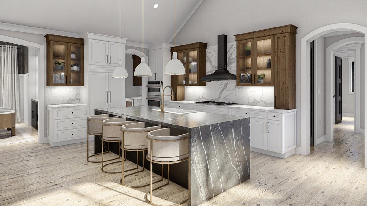 Plan 623188DJ: Single-Story Transitional House Plan with Sunroom - 2643 Sq Ft - Image #17 - Hill Country, New American, Transitional