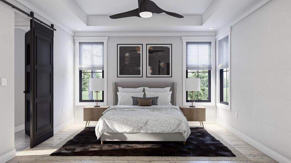 Plan 623188DJ: Single-Story Transitional House Plan with Sunroom - 2643 Sq Ft - Image #21 - Hill Country, New American, Transitional