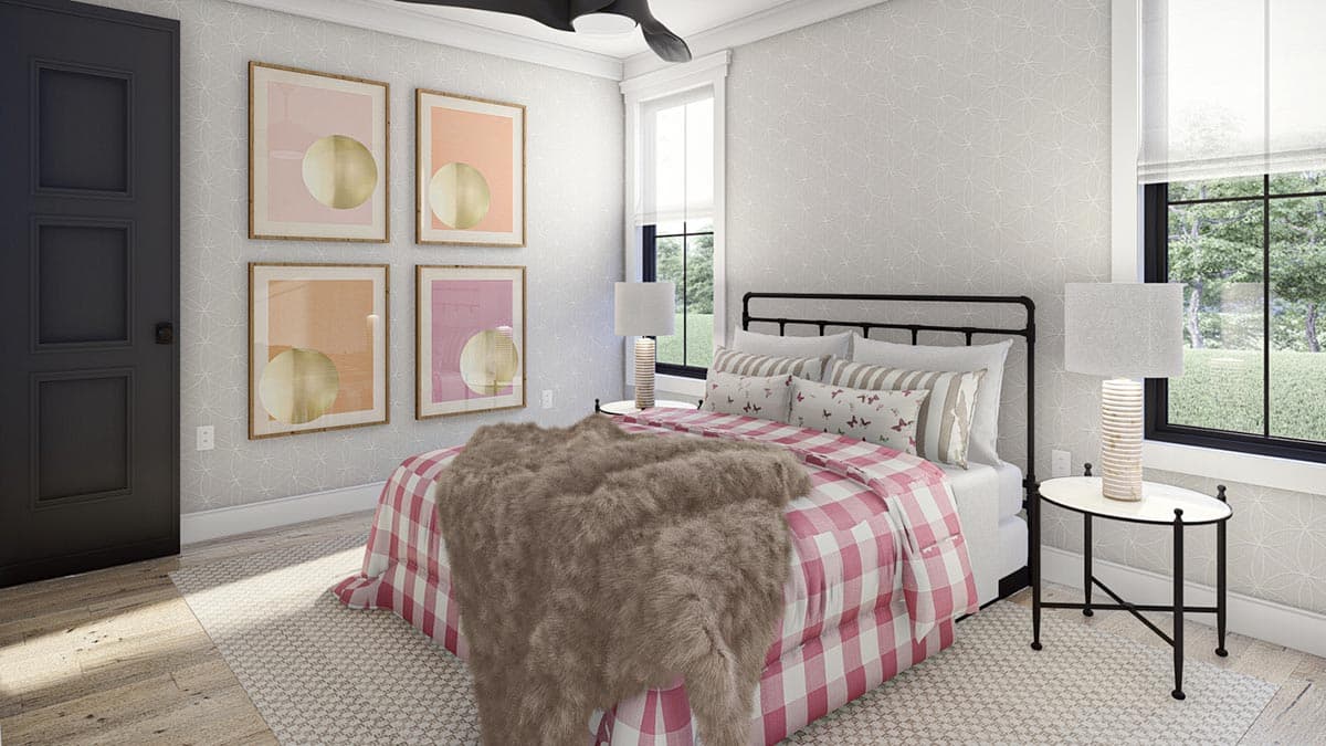 Plan 623188DJ: Single-Story Transitional House Plan with Sunroom - 2643 Sq Ft - Image #26 - Hill Country, New American, Transitional