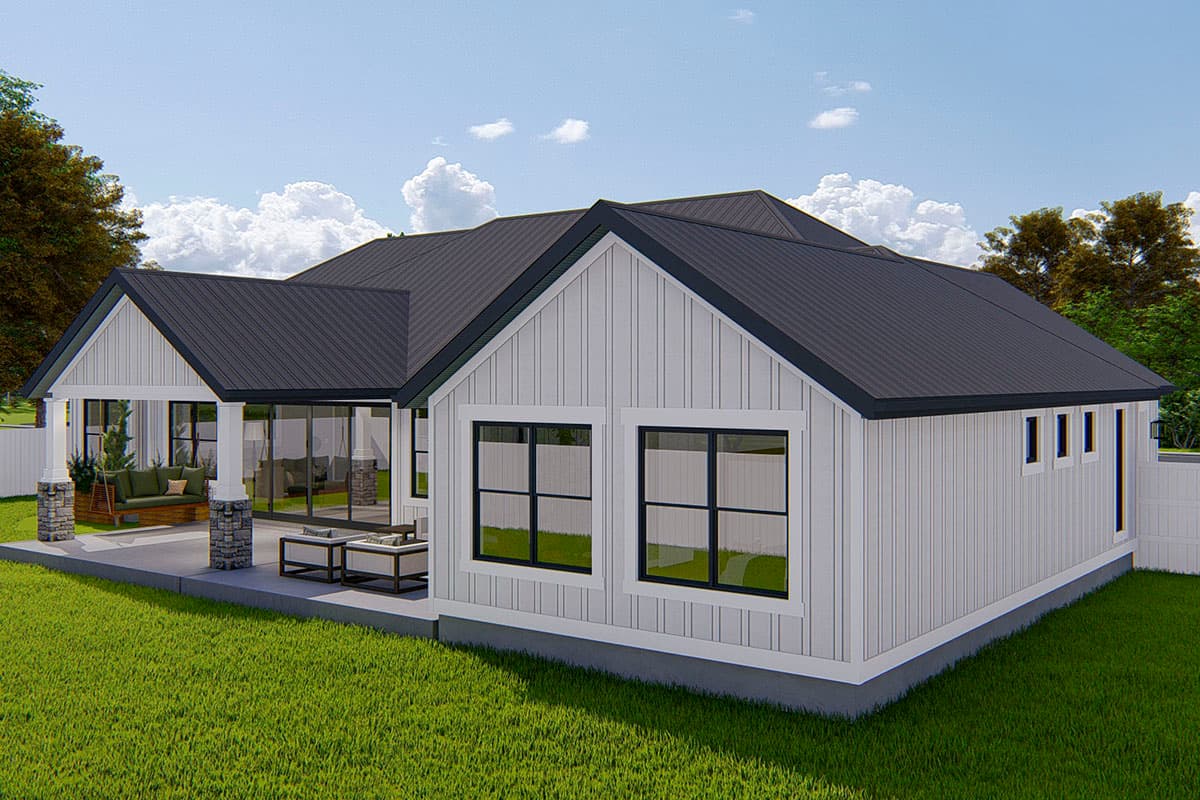 Plan 61422UT: New American Ranch Plan with Vaulted Owner's Suite - Image #5 - Country, Craftsman, New American, Ranch