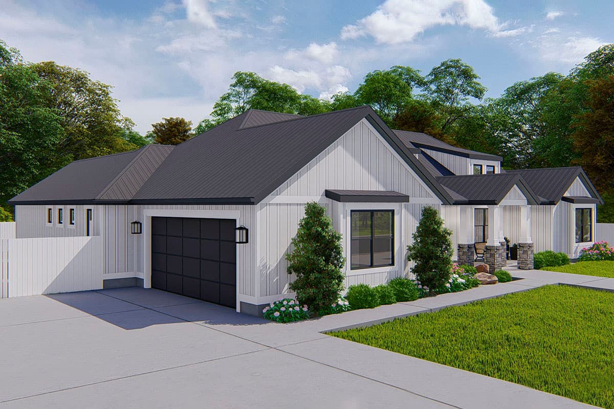 Plan 61422UT: New American Ranch Plan with Vaulted Owner's Suite - Image #6 - Country, Craftsman, New American, Ranch