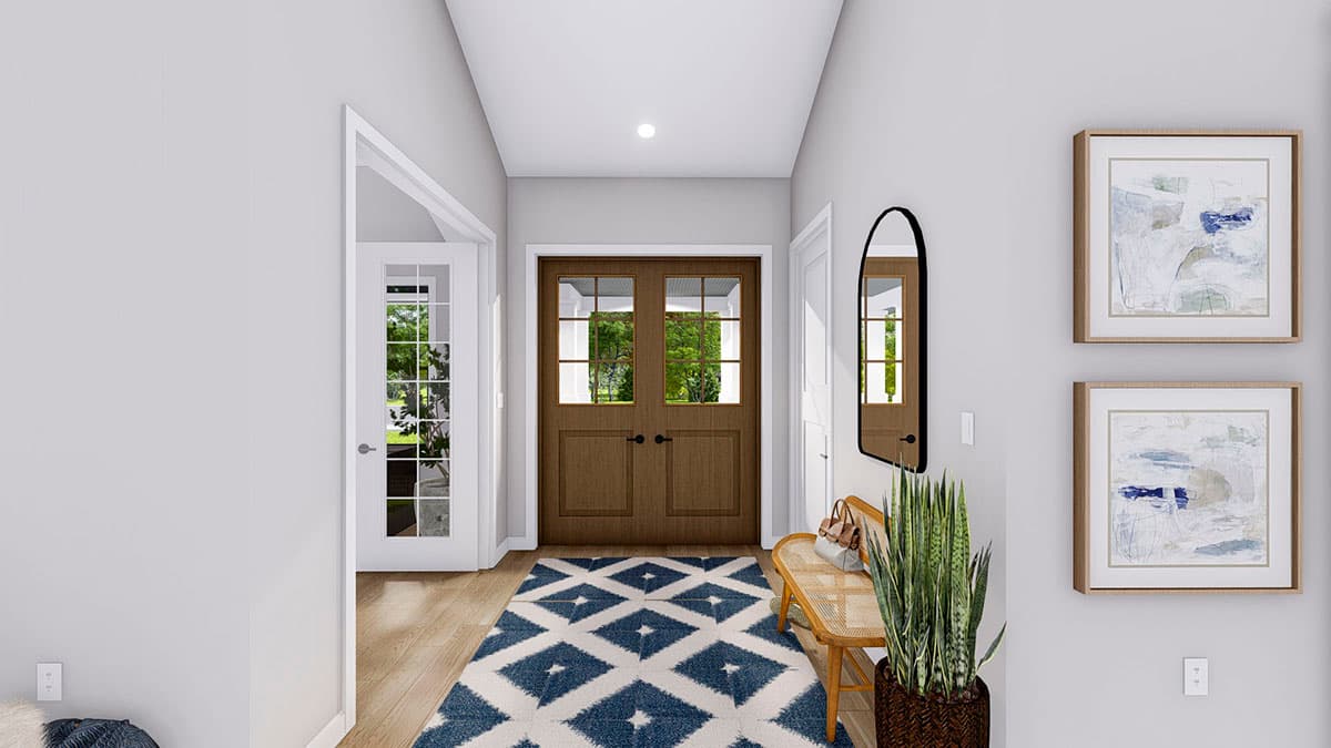 Plan 61422UT: New American Ranch Plan with Vaulted Owner's Suite - Image #8 - Country, Craftsman, New American, Ranch