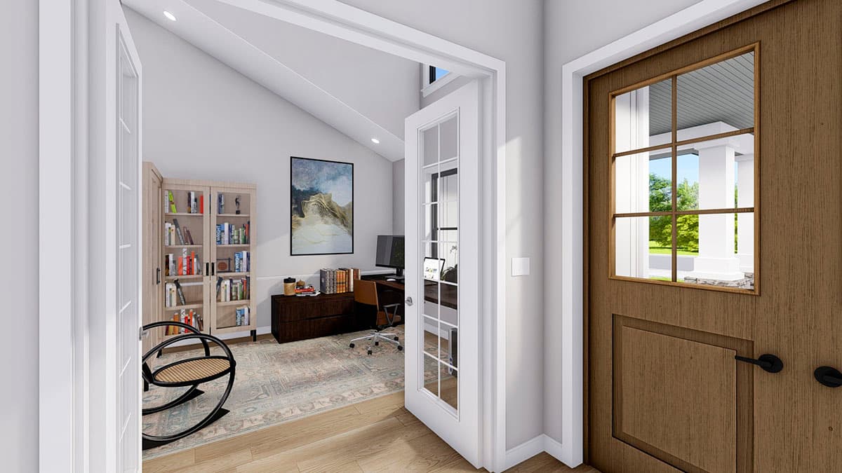 Plan 61422UT: New American Ranch Plan with Vaulted Owner's Suite - Image #10 - Country, Craftsman, New American, Ranch