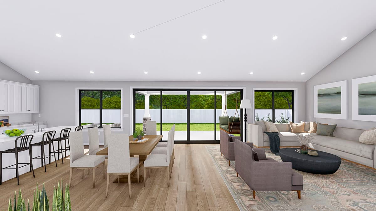 Plan 61422UT: New American Ranch Plan with Vaulted Owner's Suite - Image #13 - Country, Craftsman, New American, Ranch