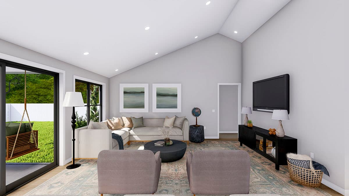 Plan 61422UT: New American Ranch Plan with Vaulted Owner's Suite - Image #14 - Country, Craftsman, New American, Ranch