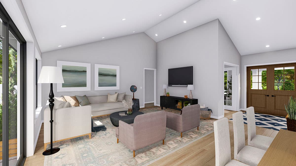 Plan 61422UT: New American Ranch Plan with Vaulted Owner's Suite - Image #15 - Country, Craftsman, New American, Ranch