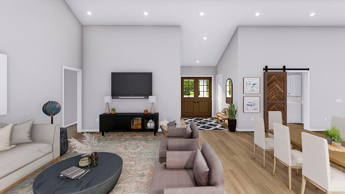 Plan 61422UT: New American Ranch Plan with Vaulted Owner's Suite - Image #16 - Country, Craftsman, New American, Ranch