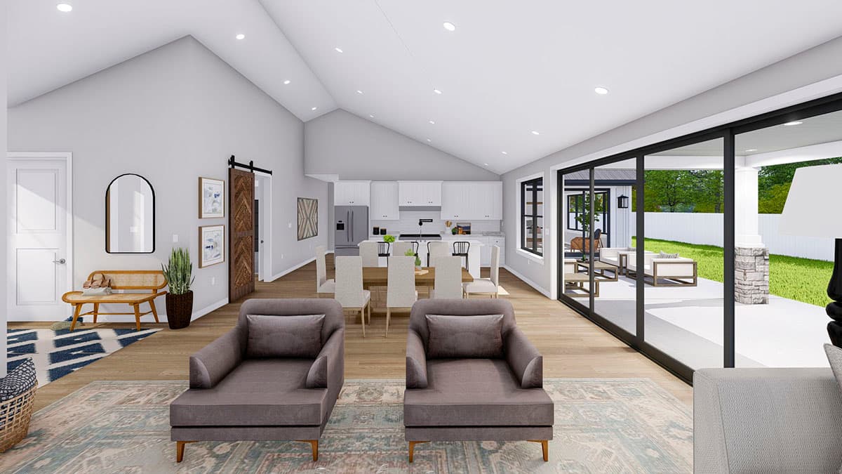 Plan 61422UT: New American Ranch Plan with Vaulted Owner's Suite - Image #17 - Country, Craftsman, New American, Ranch