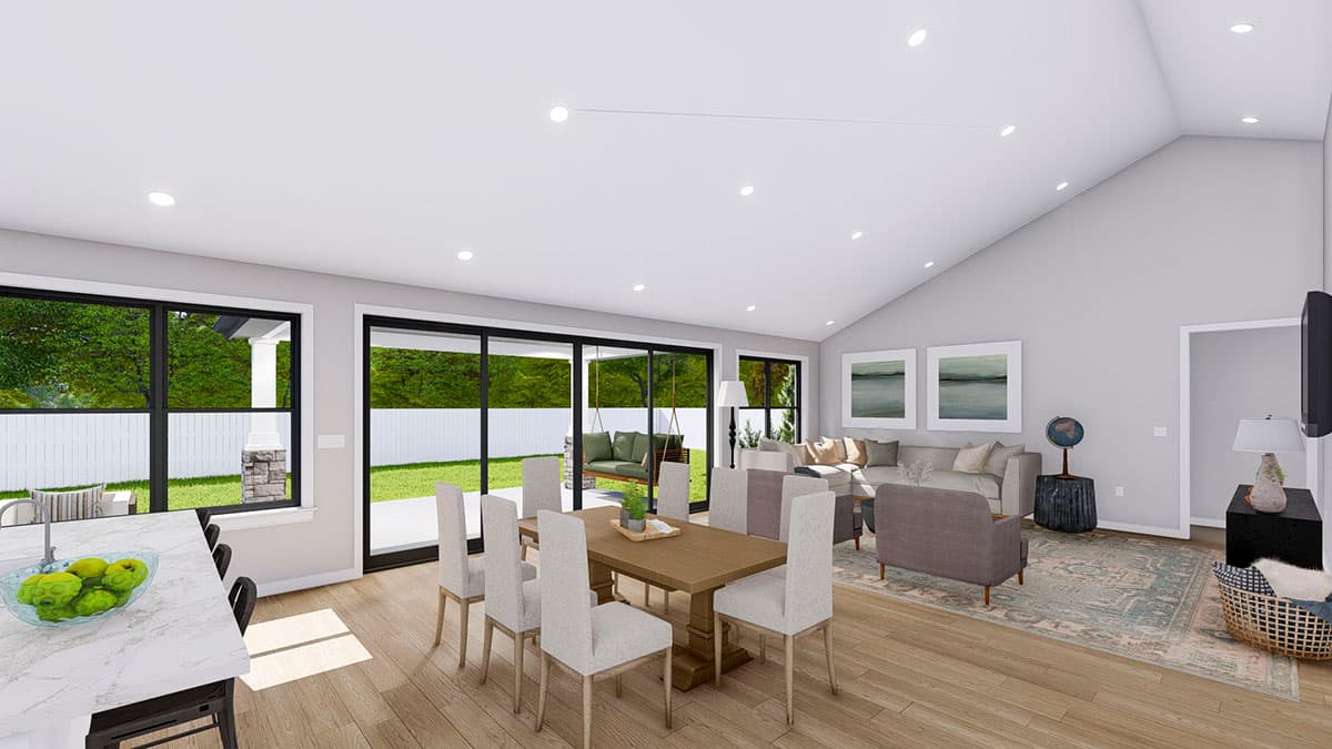 Plan 61422UT: New American Ranch Plan with Vaulted Owner's Suite - Image #20 - Country, Craftsman, New American, Ranch