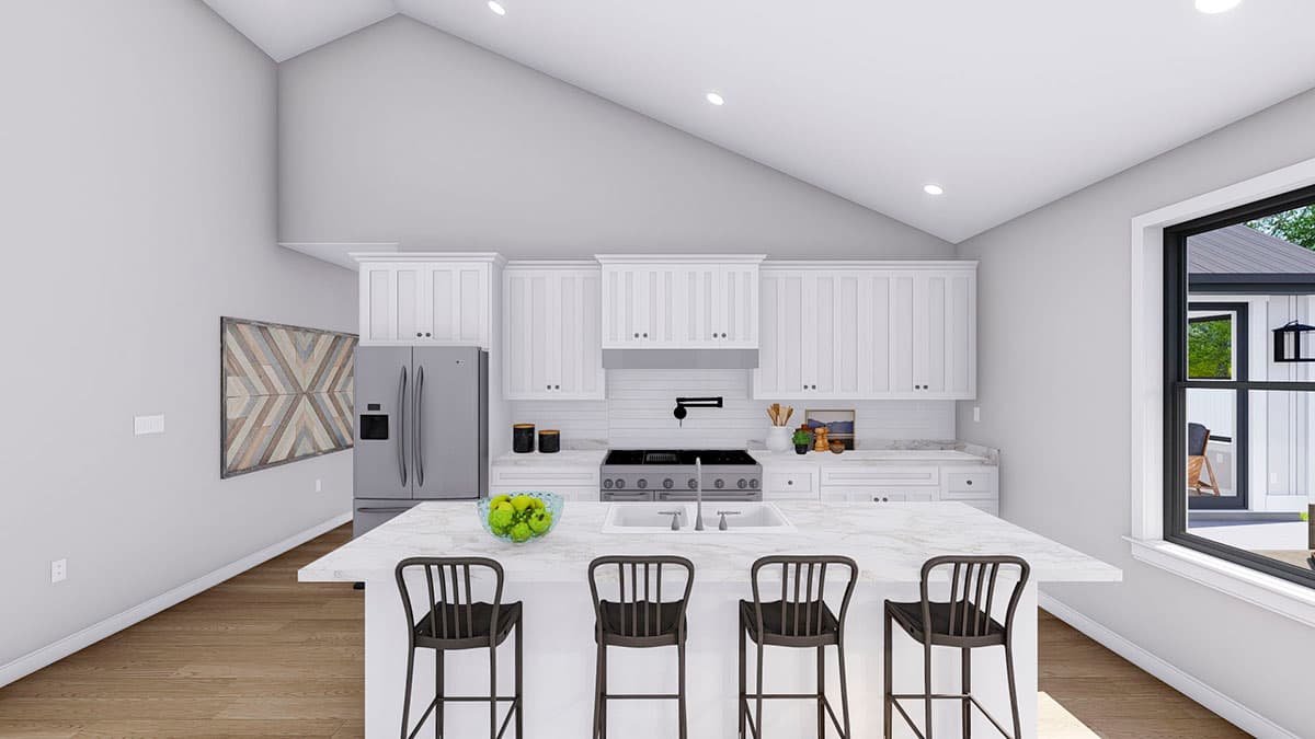 Plan 61422UT: New American Ranch Plan with Vaulted Owner's Suite - Image #21 - Country, Craftsman, New American, Ranch