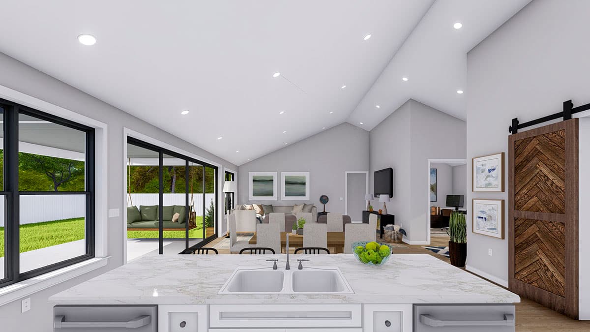 Plan 61422UT: New American Ranch Plan with Vaulted Owner's Suite - Image #23 - Country, Craftsman, New American, Ranch