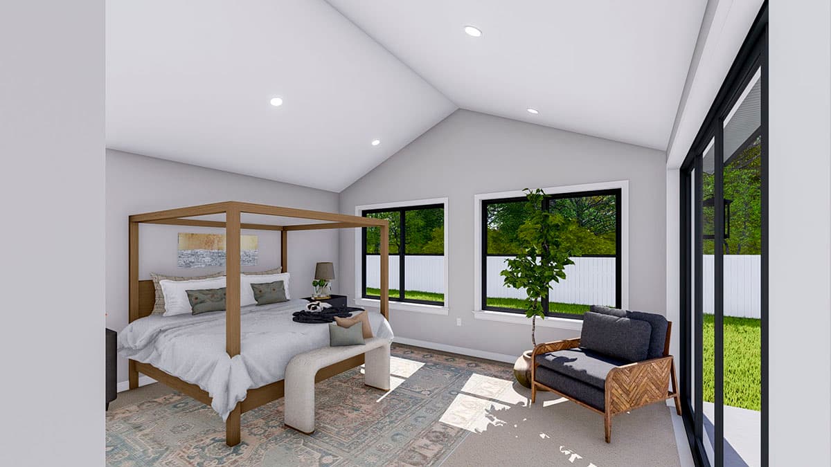 Plan 61422UT: New American Ranch Plan with Vaulted Owner's Suite - Image #25 - Country, Craftsman, New American, Ranch