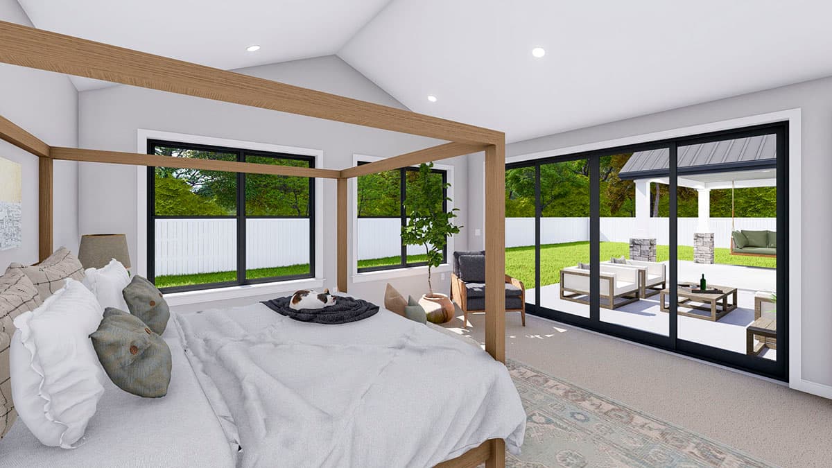 Plan 61422UT: New American Ranch Plan with Vaulted Owner's Suite - Image #27 - Country, Craftsman, New American, Ranch