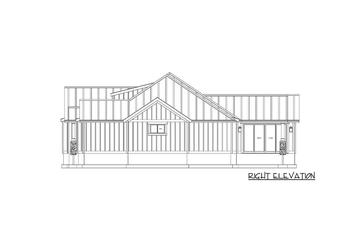 Plan 61422UT: New American Ranch Plan with Vaulted Owner's Suite - Image #34 - Country, Craftsman, New American, Ranch