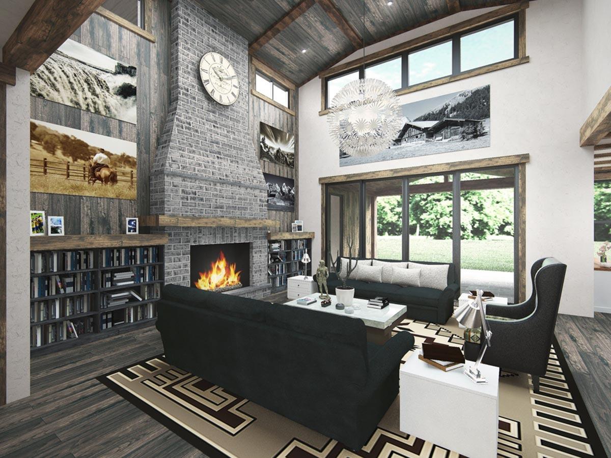 Plan 85390MS: Rustic Modern Farmhouse in a One-Story Floor Plan with 2200 Square Feet of Living Space - Image #6 - Country, Craftsman, Farmhouse, Modern Farmhouse, New American, Rustic