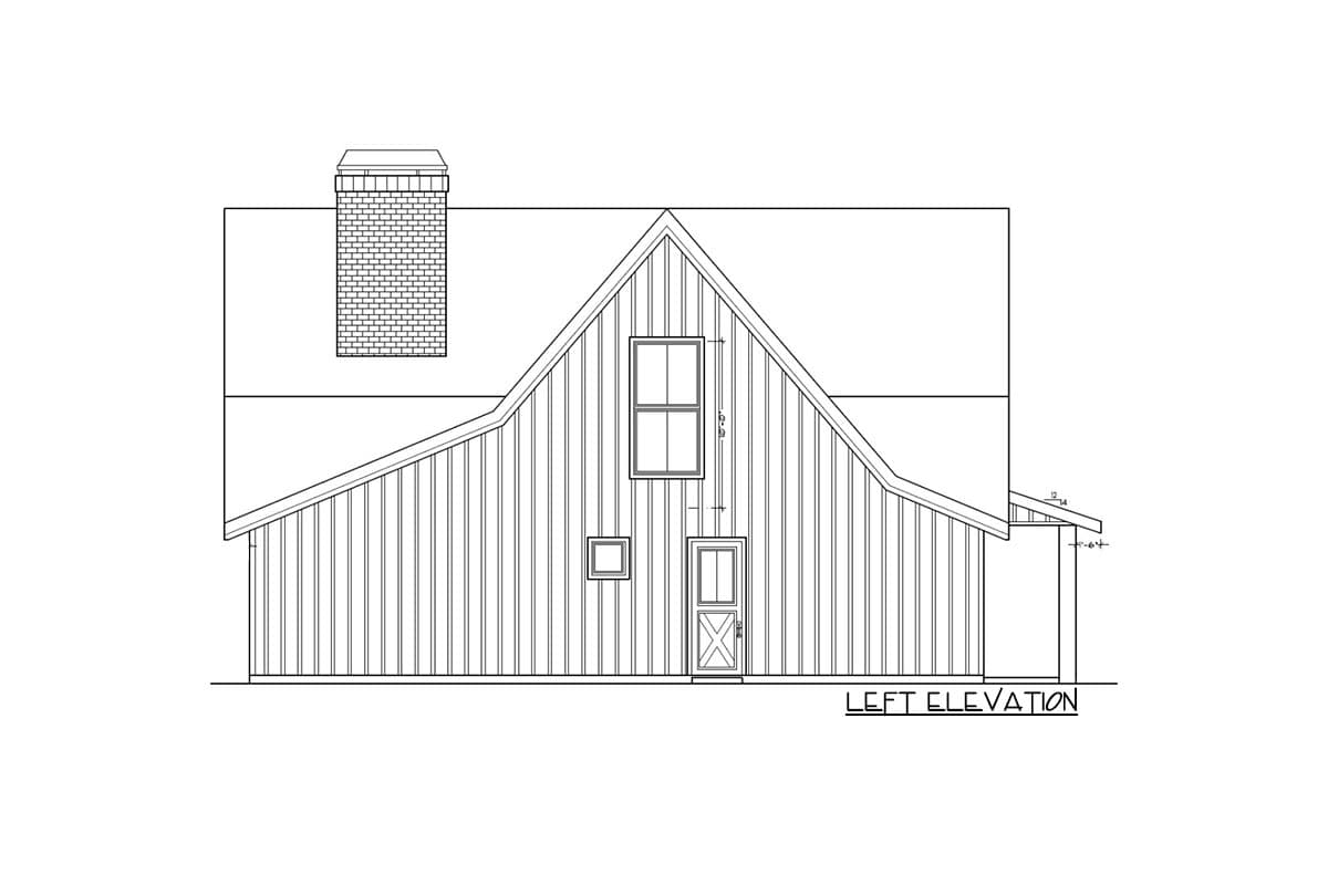 Plan 85392MS: Two-Story Rustic Barnhouse Plan Under 2500 Square Feet with 3 Bedrooms - Image #17 - Cottage, Country, Farmhouse, Modern Farmhouse, Rustic