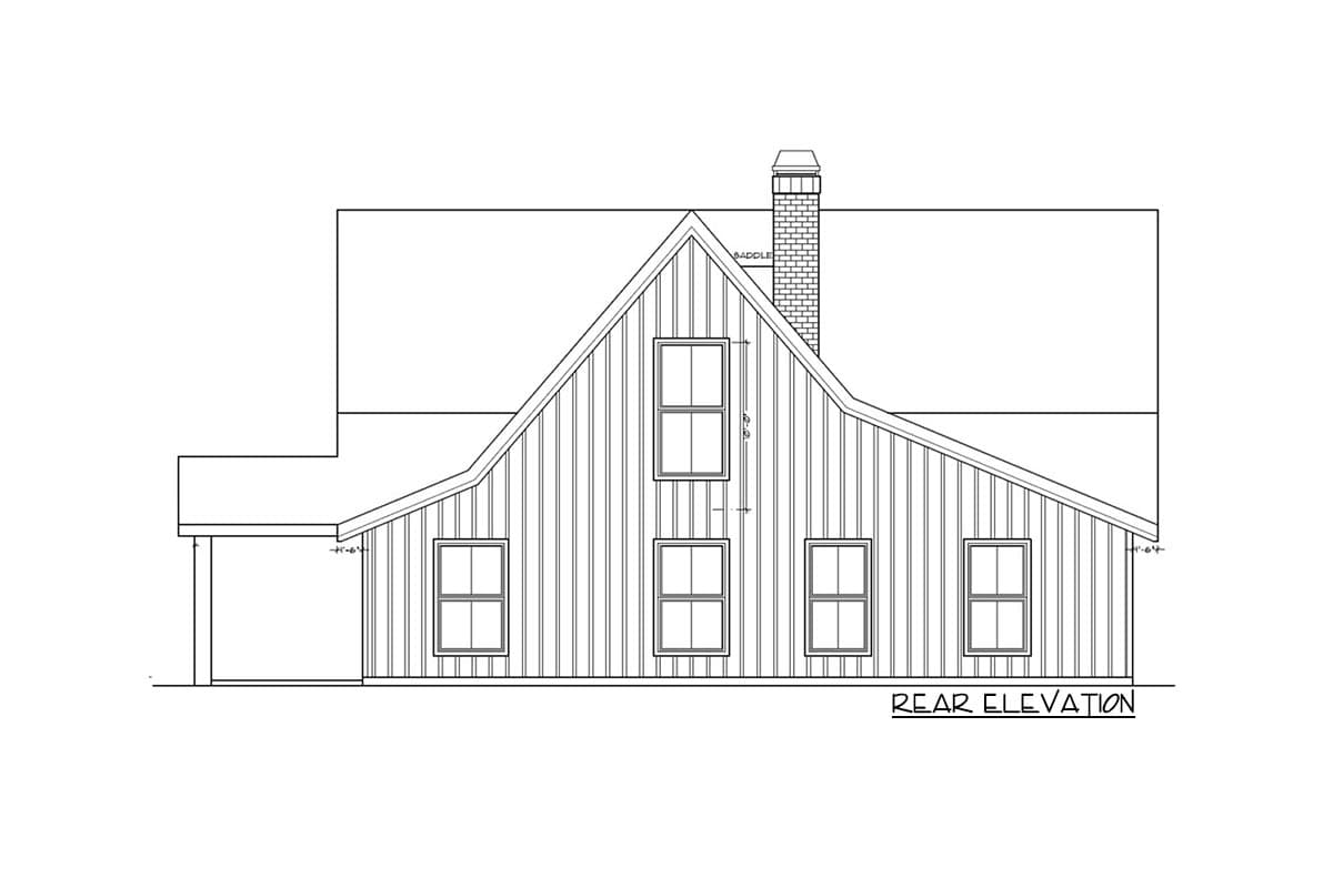 Plan 85392MS: Two-Story Rustic Barnhouse Plan Under 2500 Square Feet with 3 Bedrooms - Image #18 - Cottage, Country, Farmhouse, Modern Farmhouse, Rustic