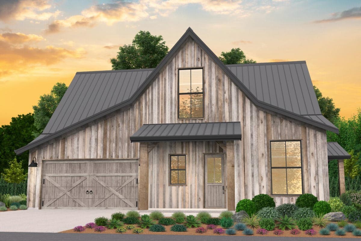 Plan 85392MS: Two-Story Rustic Barnhouse Plan Under 2500 Square Feet with 3 Bedrooms - Image #5 - Cottage, Country, Farmhouse, Modern Farmhouse, Rustic