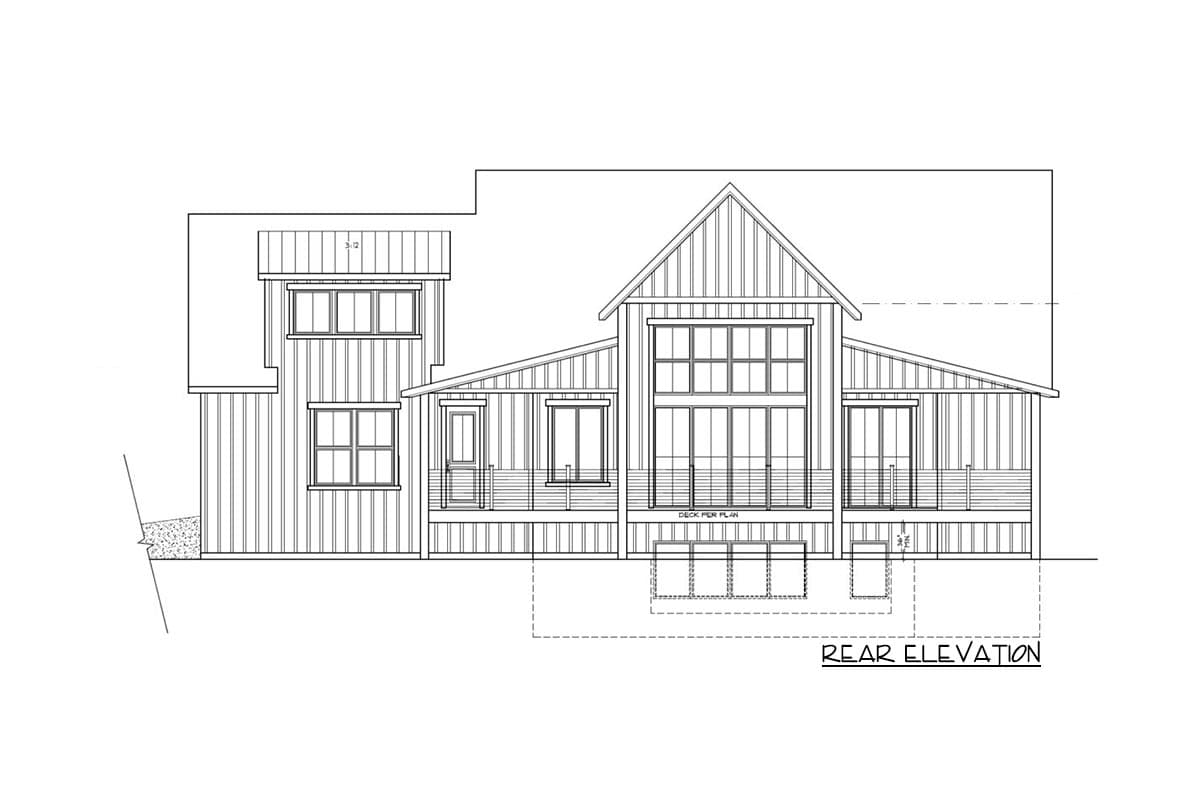 Plan 85394MS: 3-Bed Rustic Modern Farmhouse Plan Under 1900 Square Feet with 3-Car Garage - Image #9 - Farmhouse, Modern Farmhouse, New American, Rustic, Traditional