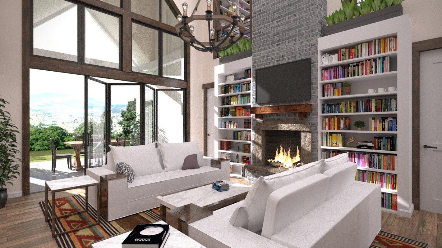 Plan 85398MS: Modern Farmhouse with Studio Apartment Above Garage - Image #5 - Country, Farmhouse, Modern Farmhouse, New American