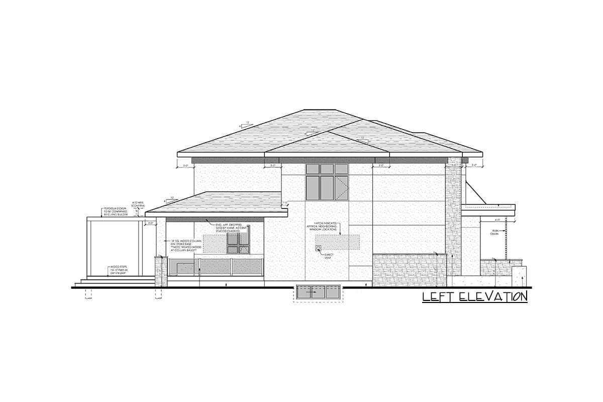 Plan 81813AB: Modern 2-Story House Plan with Home Office, Sun Deck and Lower Level Expansion - Image #4 - Contemporary, Mid Century Modern, Modern, Northwest