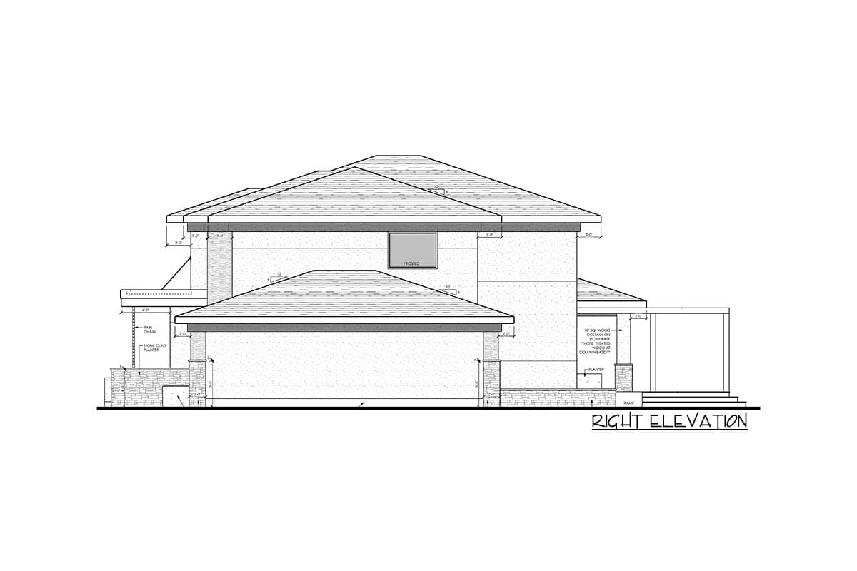 Plan 81813AB: Modern 2-Story House Plan with Home Office, Sun Deck and Lower Level Expansion - Image #6 - Contemporary, Mid Century Modern, Modern, Northwest