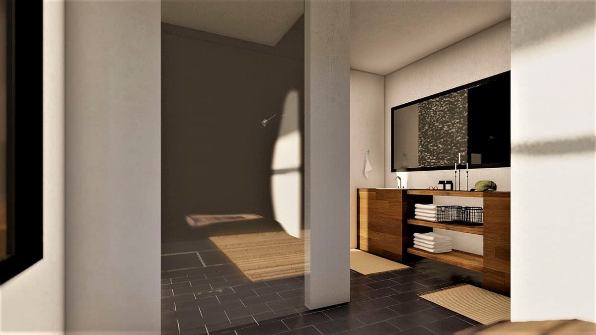 Plan 490101NAH: 2700 Square Foot Modern House Plan with Flex Room and Loft - Image #11 - Contemporary, Mid Century Modern, Modern, Northwest