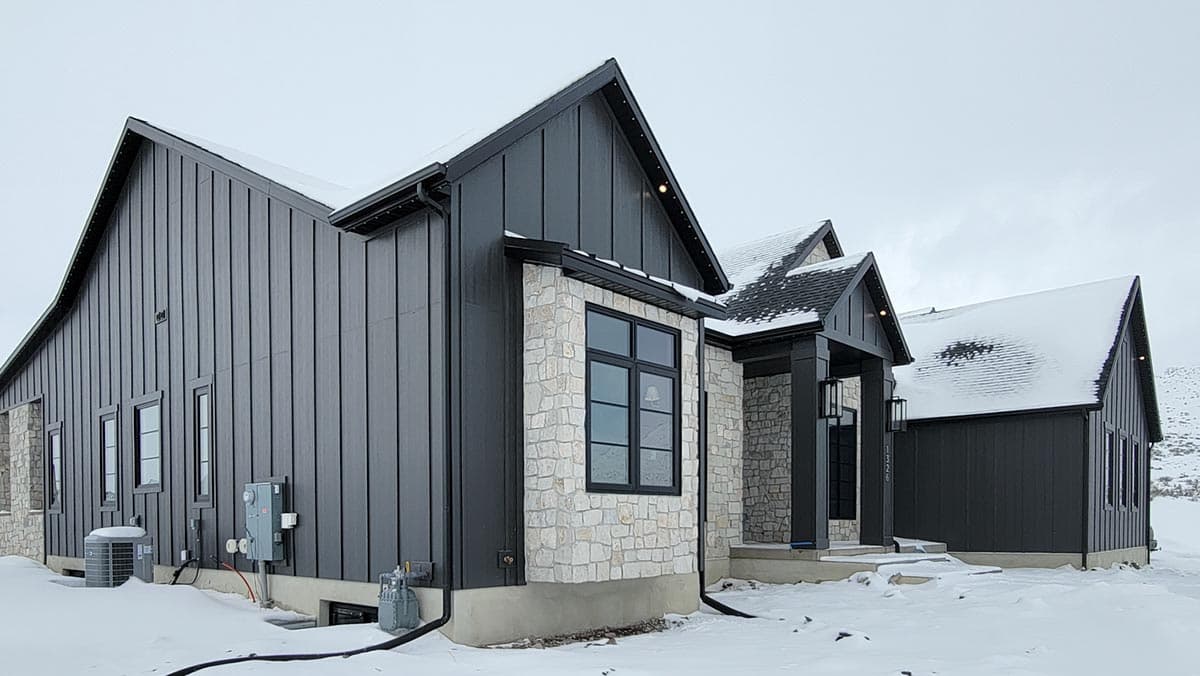 Plan 849011PGE: New American Farmhouse Plan with 4-Car Garage and Basement Expansion with Home Theater - Image #4 - Contemporary, Country, Craftsman, Farmhouse, Modern Farmhouse, Mountain, New American, Ranch