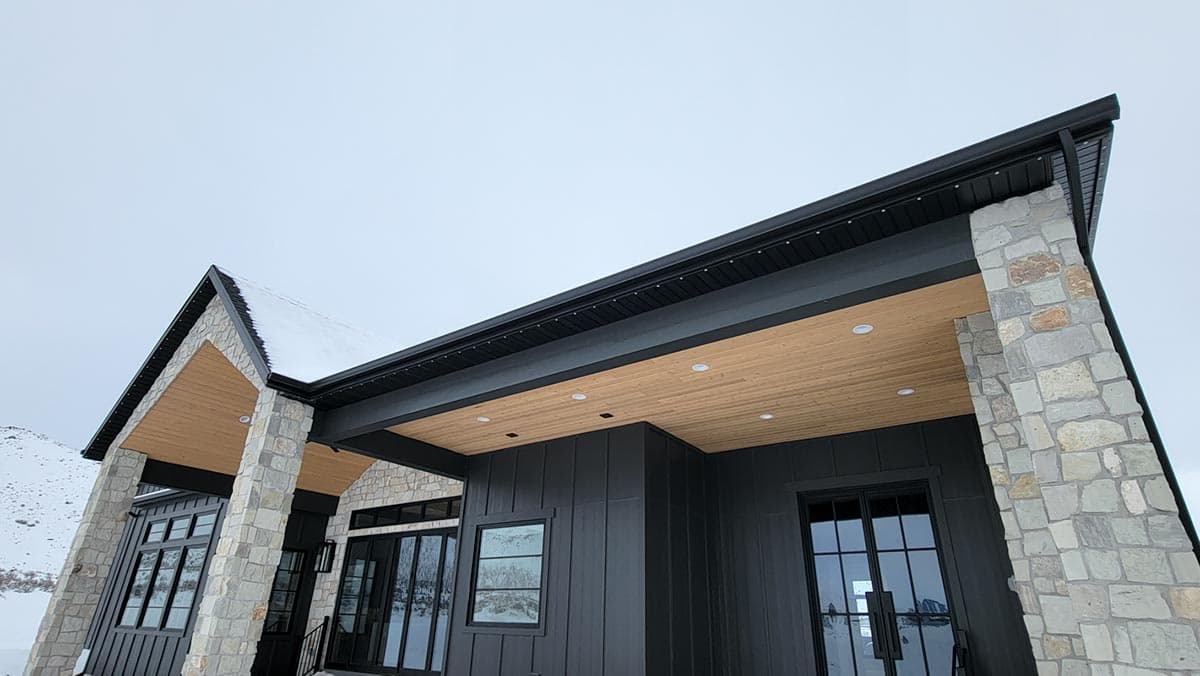 Plan 849011PGE: New American Farmhouse Plan with 4-Car Garage and Basement Expansion with Home Theater - Image #6 - Contemporary, Country, Craftsman, Farmhouse, Modern Farmhouse, Mountain, New American, Ranch