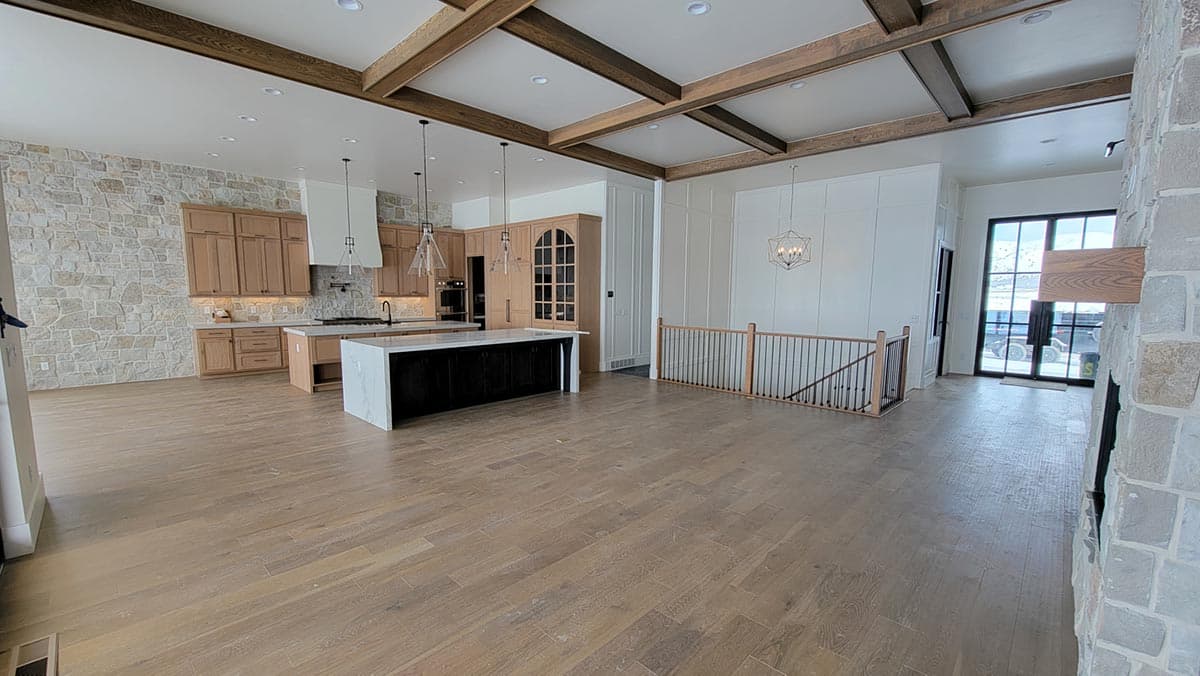 Plan 849011PGE: New American Farmhouse Plan with 4-Car Garage and Basement Expansion with Home Theater - Image #30 - Contemporary, Country, Craftsman, Farmhouse, Modern Farmhouse, Mountain, New American, Ranch