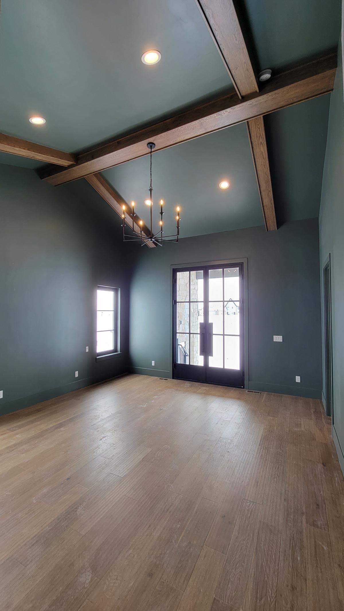 Plan 849011PGE: New American Farmhouse Plan with 4-Car Garage and Basement Expansion with Home Theater - Image #39 - Contemporary, Country, Craftsman, Farmhouse, Modern Farmhouse, Mountain, New American, Ranch