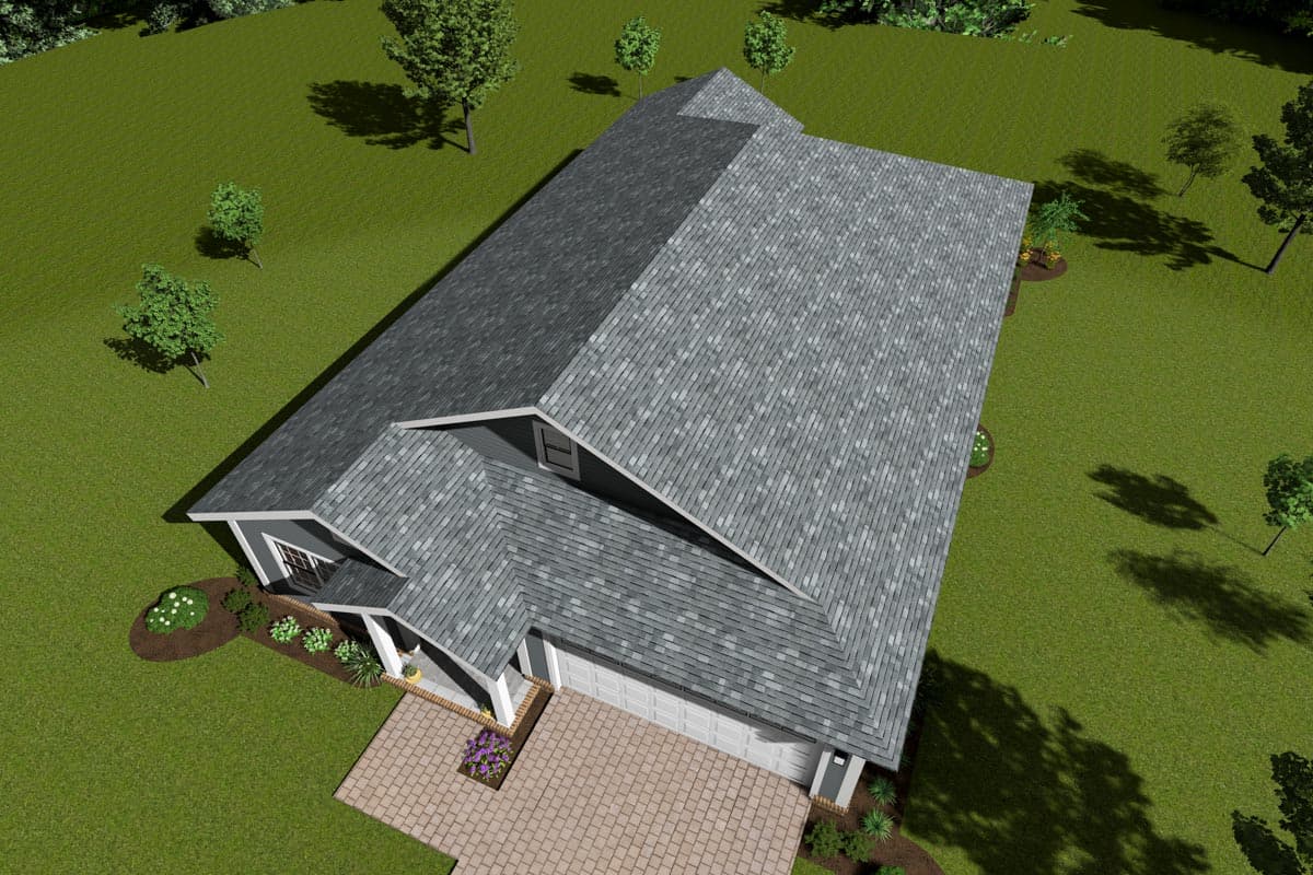 Plan 52315WM: 3-Bed Cottage Plan with Split-bed Layout - Image #8 - Bungalow, Cottage, Country, Traditional