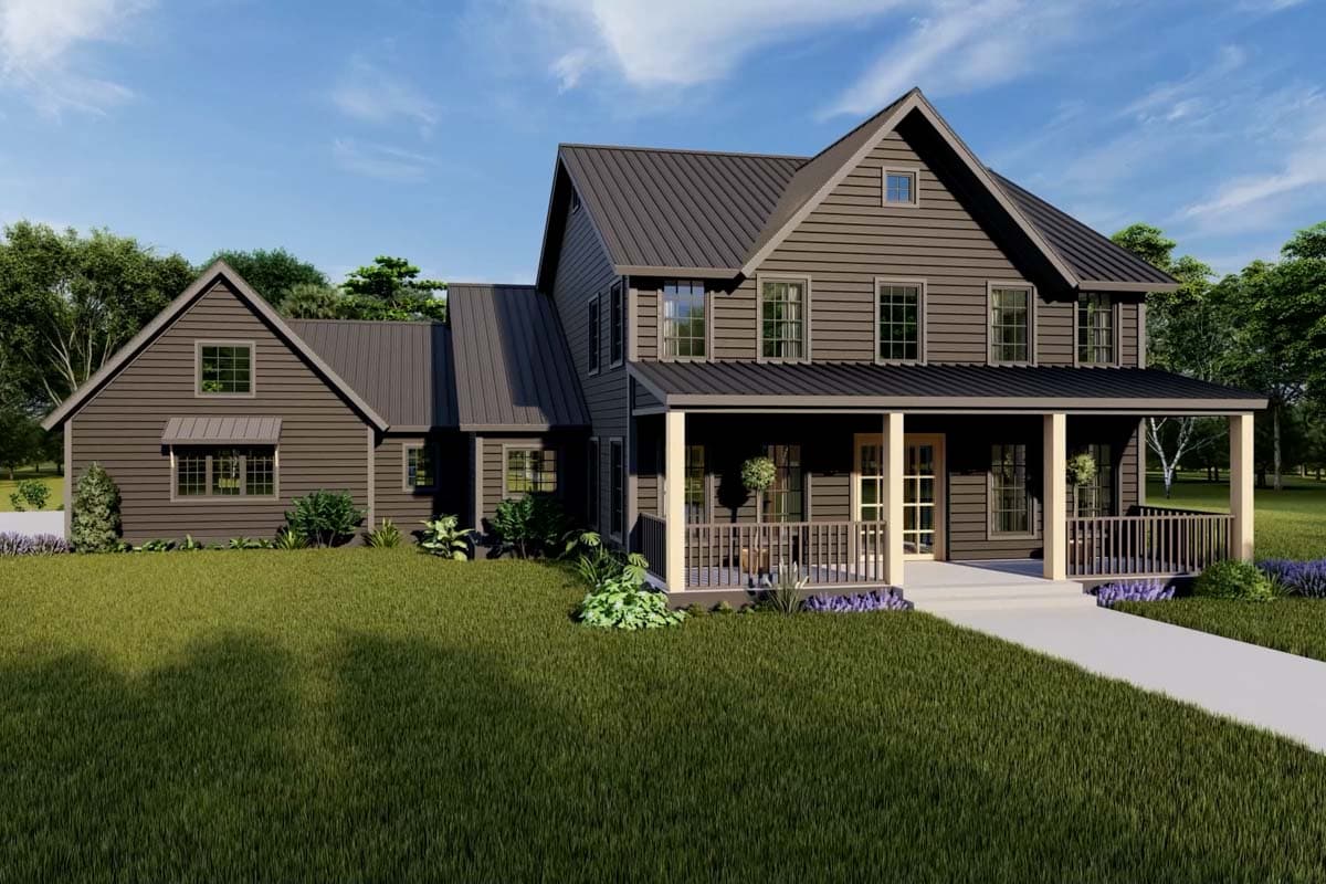 Plan 52320WM: Center-Gabled Farmhouse Plan Under 2400 Square Feet - Image #11 - Country, Farmhouse, Modern Farmhouse, New American, Traditional