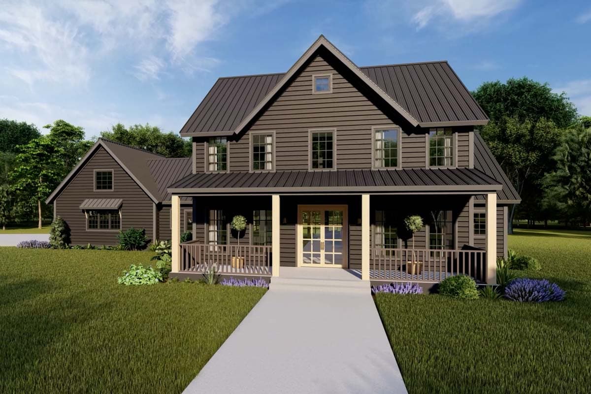 Plan 52320WM: Center-Gabled Farmhouse Plan Under 2400 Square Feet - Image #12 - Country, Farmhouse, Modern Farmhouse, New American, Traditional