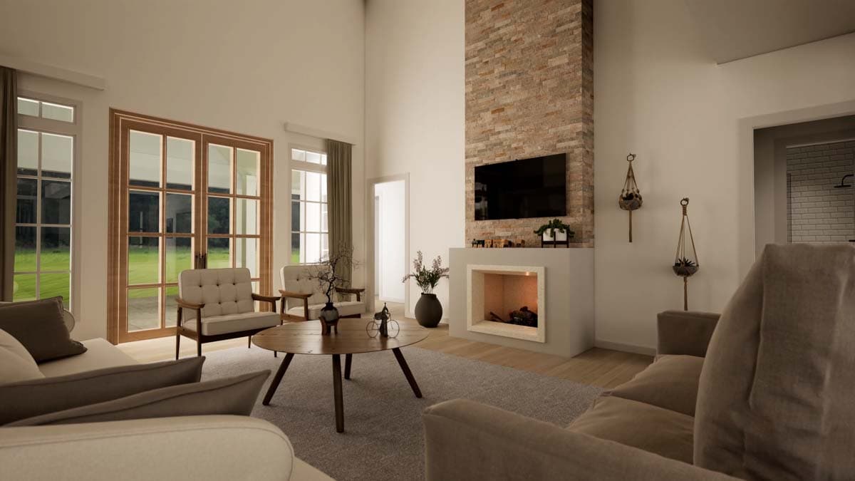 Plan 52320WM: Center-Gabled Farmhouse Plan Under 2400 Square Feet - Image #22 - Country, Farmhouse, Modern Farmhouse, New American, Traditional