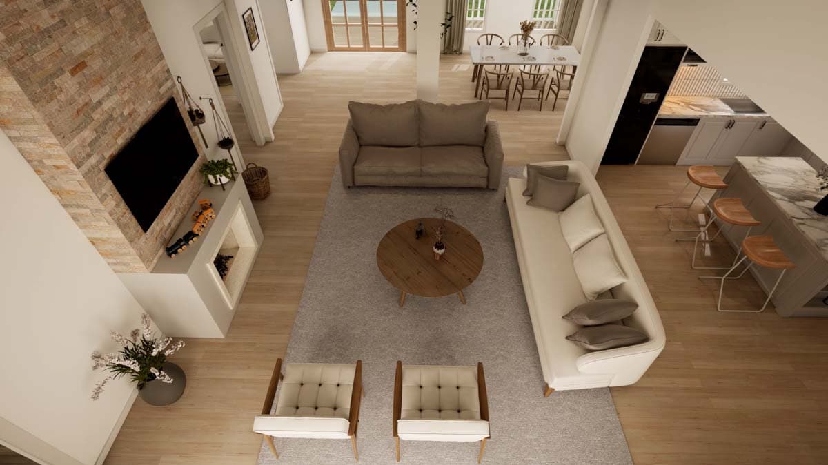 Plan 52320WM: Center-Gabled Farmhouse Plan Under 2400 Square Feet - Image #23 - Country, Farmhouse, Modern Farmhouse, New American, Traditional