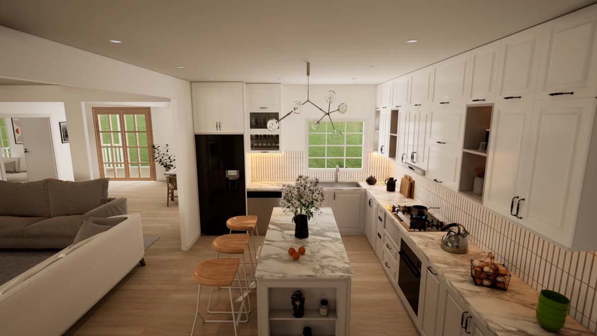 Plan 52320WM: Center-Gabled Farmhouse Plan Under 2400 Square Feet - Image #25 - Country, Farmhouse, Modern Farmhouse, New American, Traditional