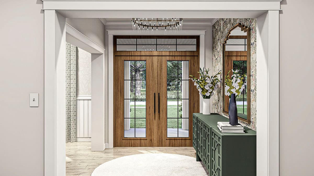 Plan 623191DJ: 4-Bed Craftsman-Style Ranch with Two-Story Great Room and Breakfast Nook - 2569 Sq Ft - Image #7 - Country, Craftsman, Modern Farmhouse, New American, Ranch, Traditional