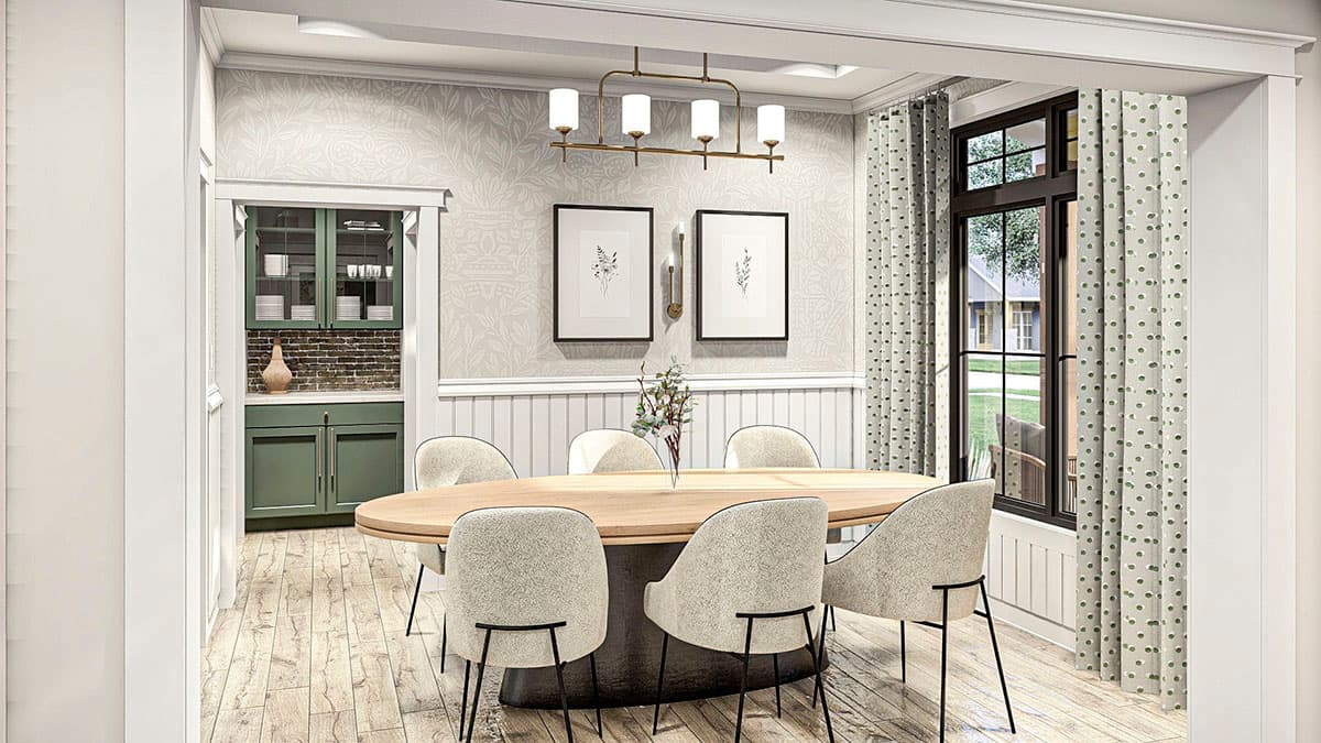 Plan 623191DJ: 4-Bed Craftsman-Style Ranch with Two-Story Great Room and Breakfast Nook - 2569 Sq Ft - Image #13 - Country, Craftsman, Modern Farmhouse, New American, Ranch, Traditional