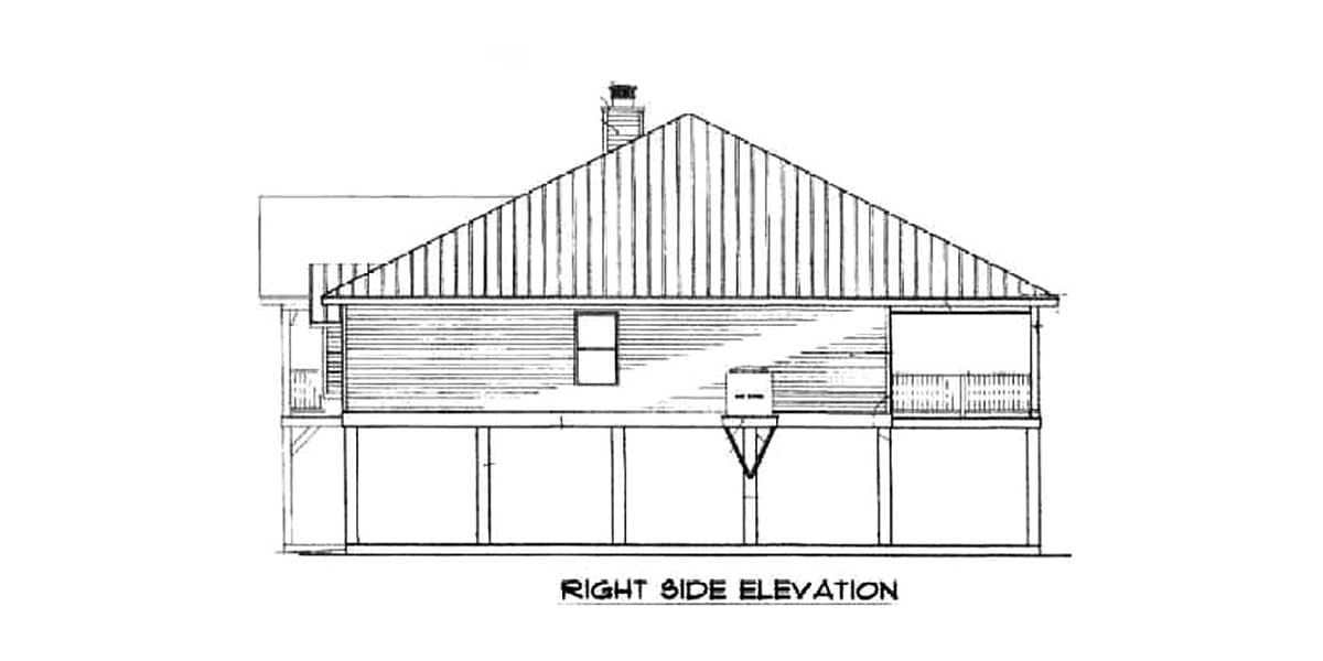 Plan 3481VL: Elevated Living - Image #4 - Beach, Coastal, Cottage, Low Country, Vacation